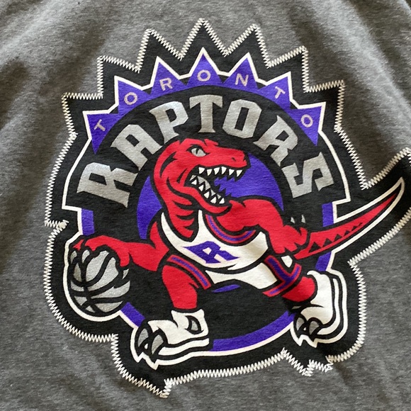 Mitchell and ness Toronto raptors hoodie size L (fits small) - Picture 3 of 4